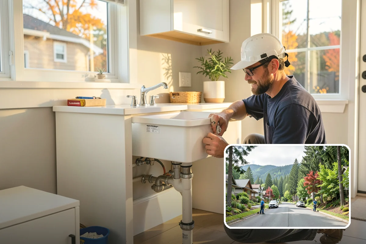 Sink Installation in Darrington, Snohomish County, WA - Leak-free drain and supply connections