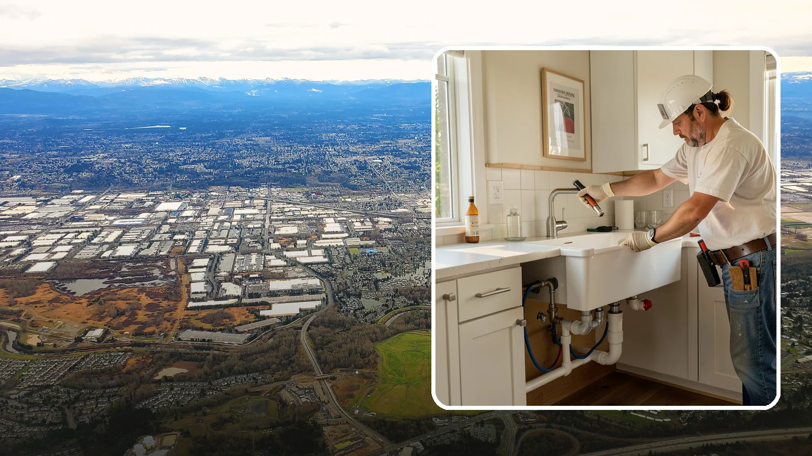 Sink Installation in Kent, King County, WA - Installing a new kitchen sink, including drop-in, undermount, or farmhouse styles, with proper drain and supply connections.