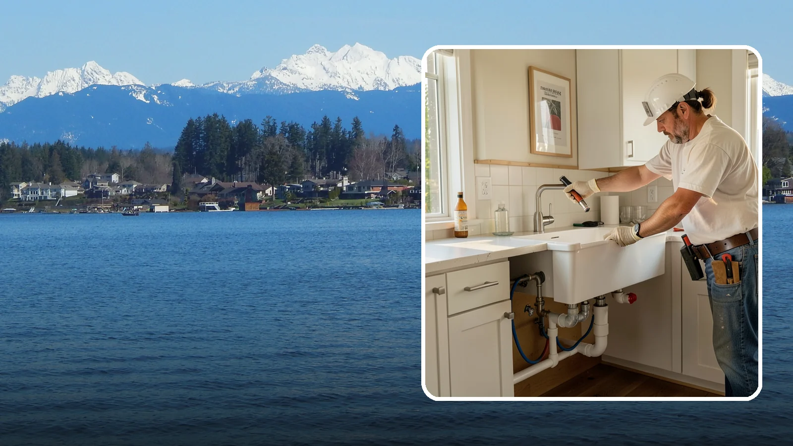 Sink Installation in Lake Stevens, Snohomish County, WA - Installing a new kitchen sink, including drop-in, undermount, or farmhouse styles, with proper drain and supply connections.