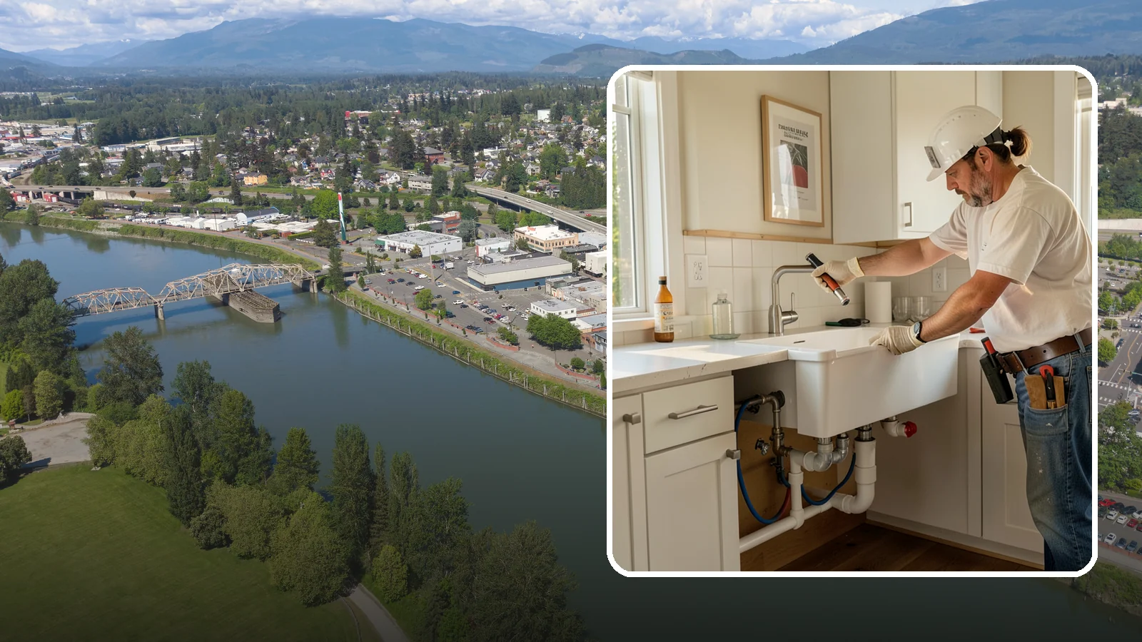 Sink Installation in Mount Vernon, Skagit County, WA - Installing a new kitchen sink, including drop-in, undermount, or farmhouse styles, with proper drain and supply connections.