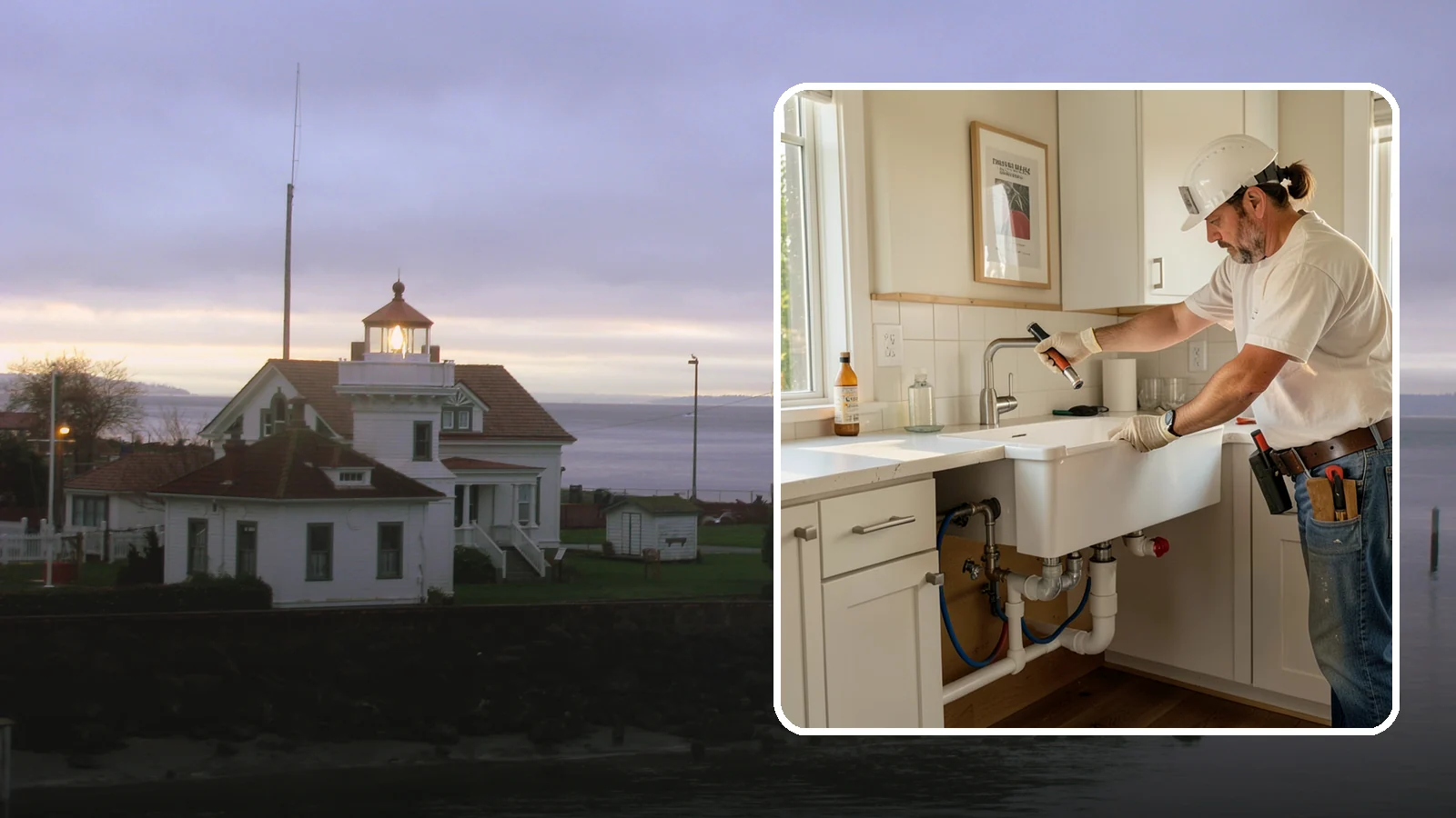Sink Installation in Mukilteo, Snohomish County, WA - Installing a new kitchen sink, including drop-in, undermount, or farmhouse styles, with proper drain and supply connections.