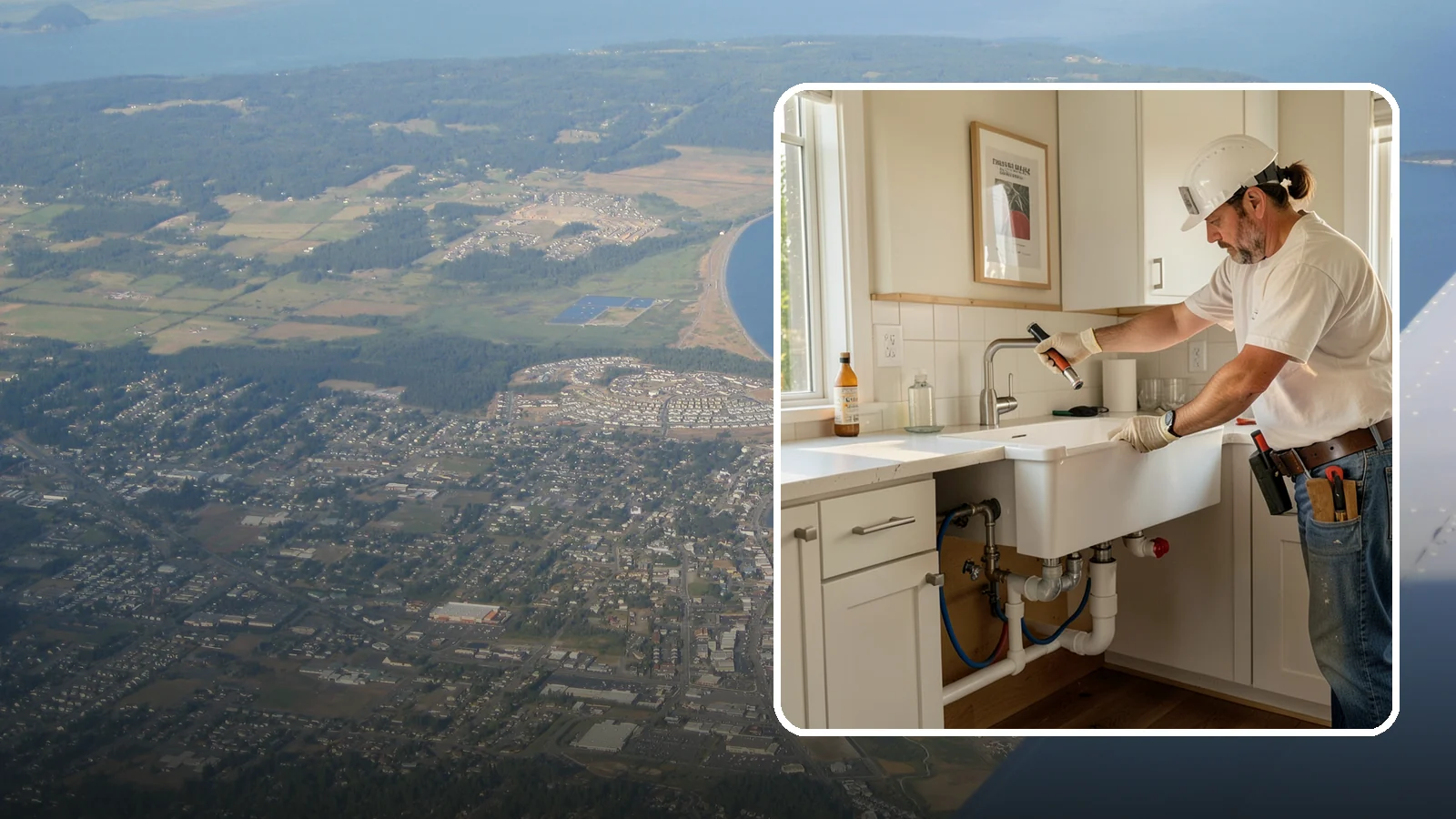 Sink Installation in Oak Harbor, Island County, WA - Installing a new kitchen sink, including drop-in, undermount, or farmhouse styles, with proper drain and supply connections.