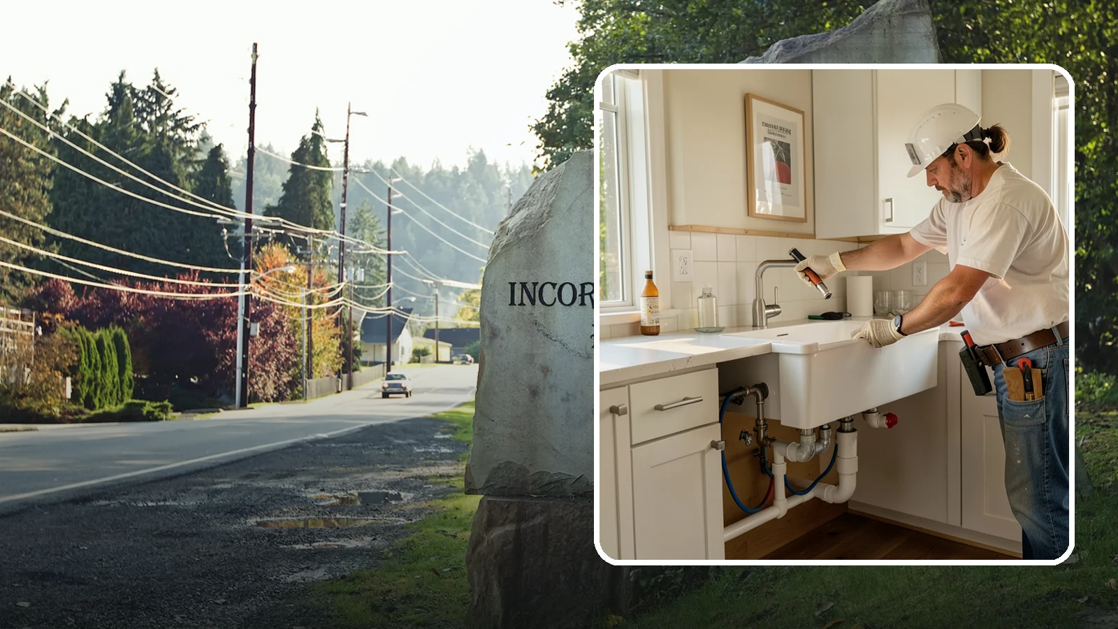 Sink Installation in Wilkeson, Pierce County, WA - Installing a new kitchen sink, including drop-in, undermount, or farmhouse styles, with proper drain and supply connections.