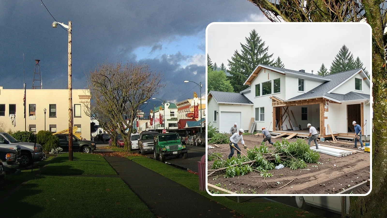 Site Clearing in Arlington, Snohomish County, WA - We clear brush, trees, and obstructions to turn a raw or overgrown lot into a workable building site.
