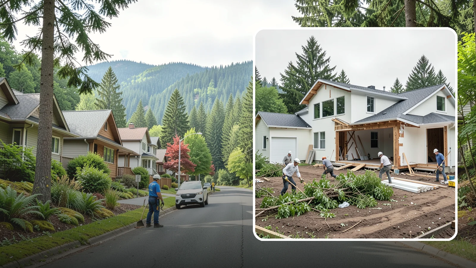 Site Clearing in Darrington, Snohomish County, WA - We clear brush, trees, and obstructions to turn a raw or overgrown lot into a workable building site.