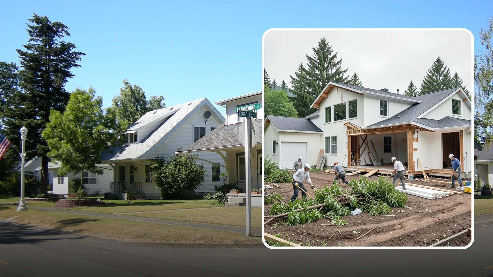 Site Clearing in DuPont, Pierce County, WA - We clear brush, trees, and obstructions to turn a raw or overgrown lot into a workable building site.