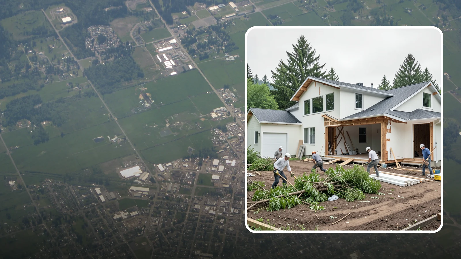 Site Clearing in Enumclaw, King County, WA - We clear brush, trees, and obstructions to turn a raw or overgrown lot into a workable building site.