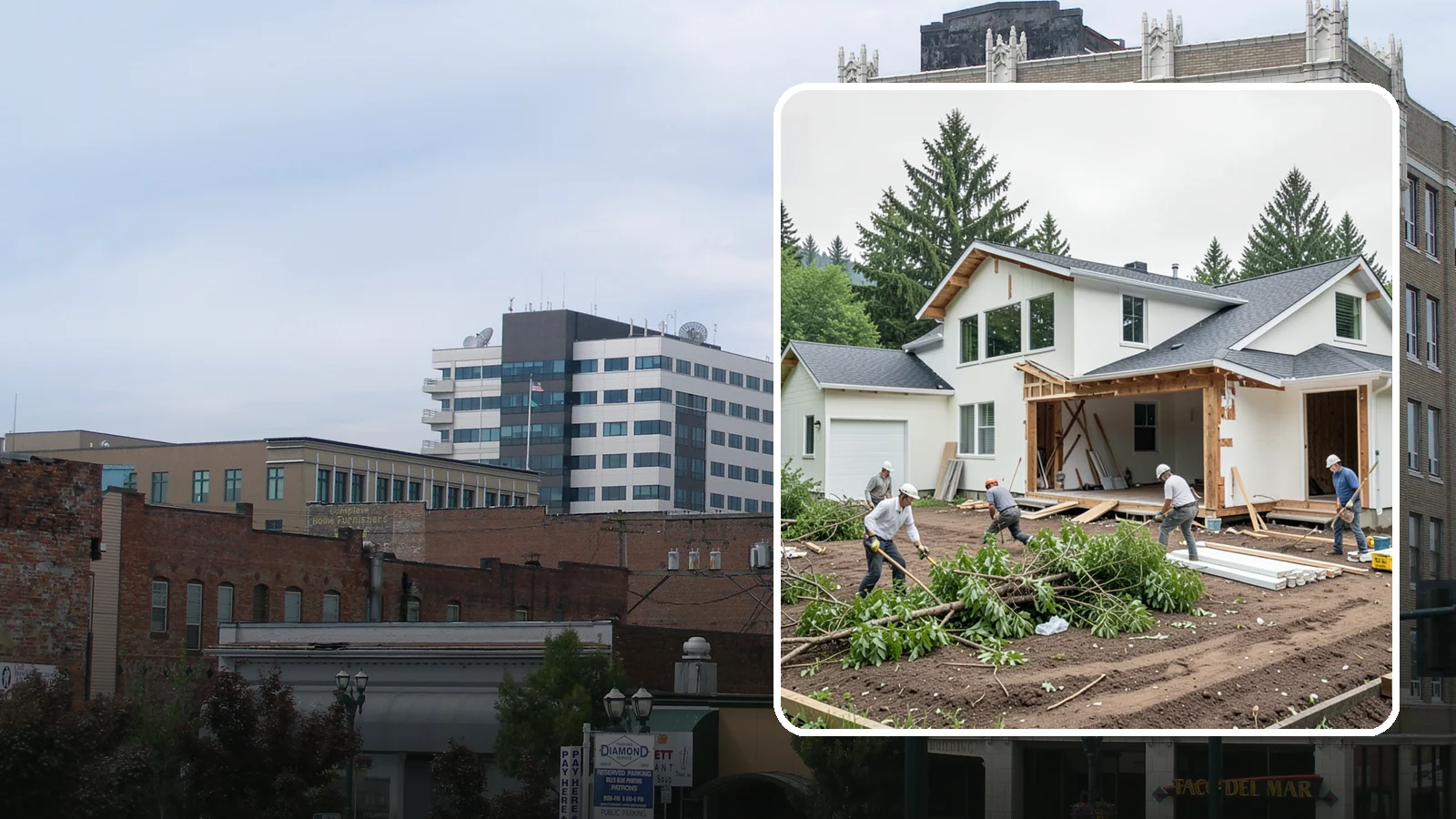 Site Clearing in Everett, Snohomish County, WA - We clear brush, trees, and obstructions to turn a raw or overgrown lot into a workable building site.