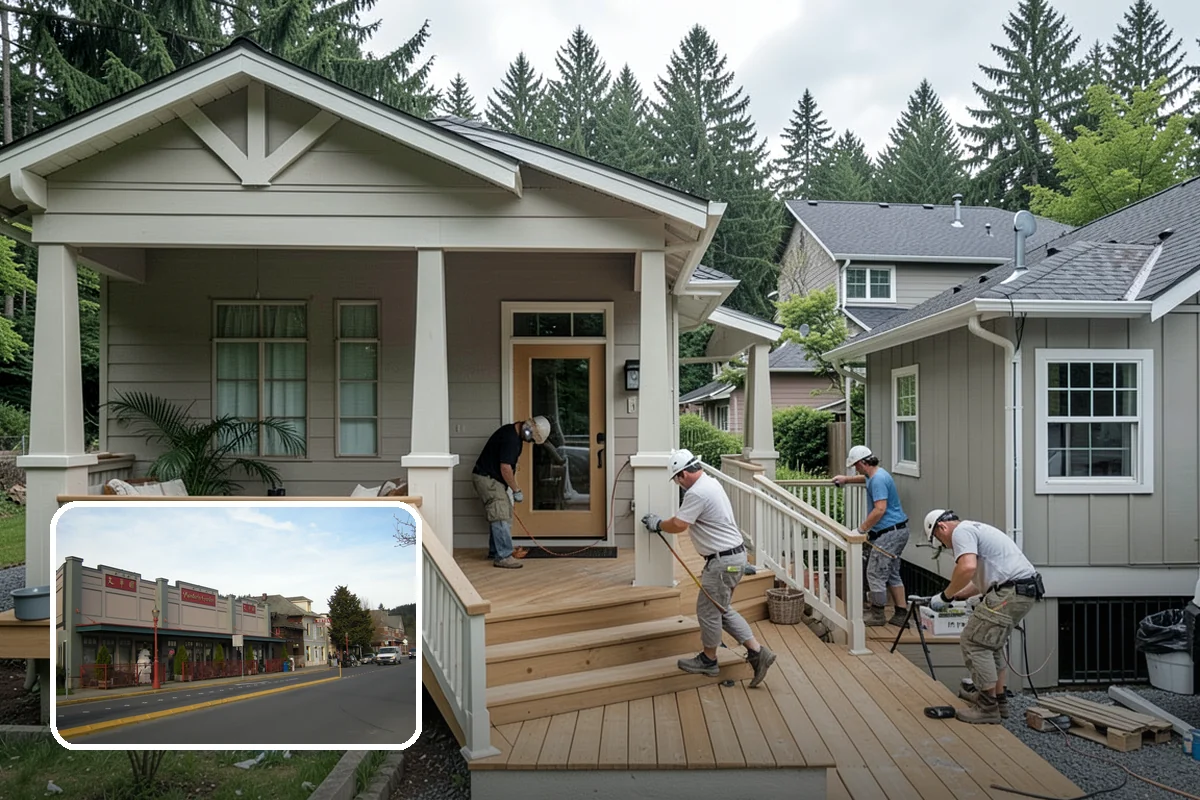 Site Clearing in Issaquah, King County, WA - Vegetation and obstructions cleared for construction