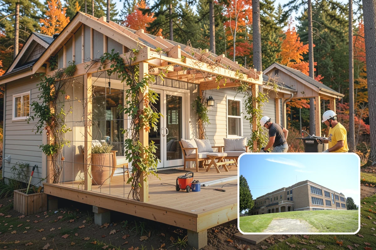 Site Clearing in Maple Valley, King County, WA - Vegetation and obstructions cleared for construction