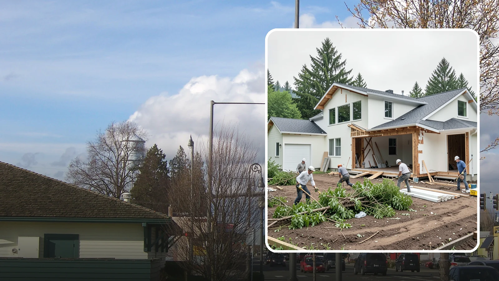 Site Clearing in Marysville, Snohomish County, WA - We clear brush, trees, and obstructions to turn a raw or overgrown lot into a workable building site.