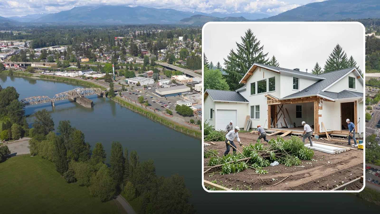 Site Clearing in Mount Vernon, Skagit County, WA - We clear brush, trees, and obstructions to turn a raw or overgrown lot into a workable building site.