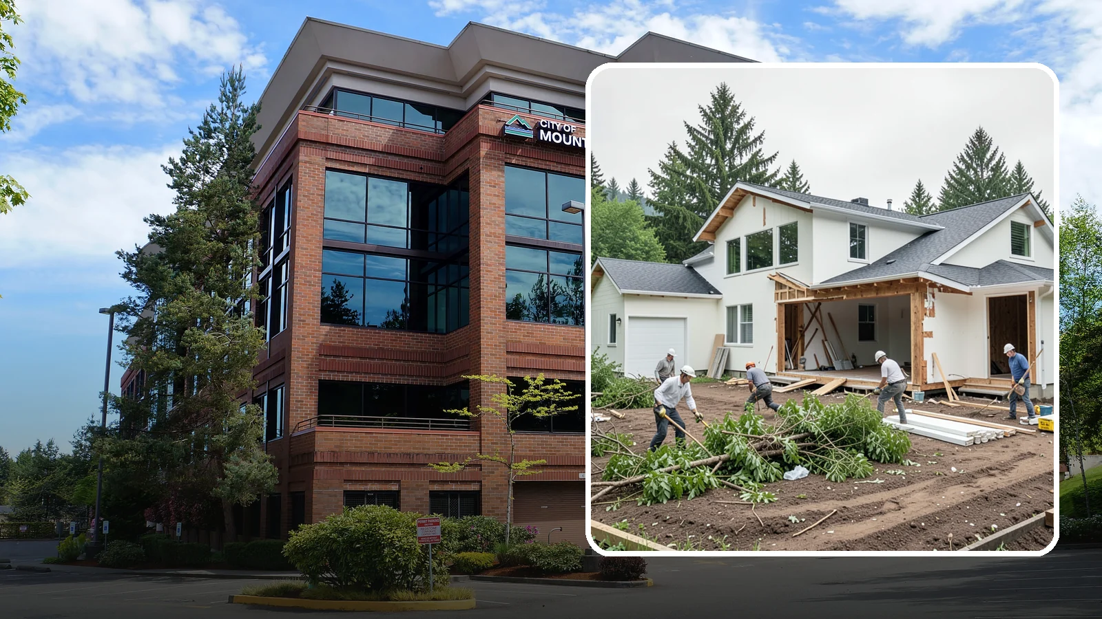 Site Clearing in Mountlake Terrace, Snohomish County, WA - We clear brush, trees, and obstructions to turn a raw or overgrown lot into a workable building site.