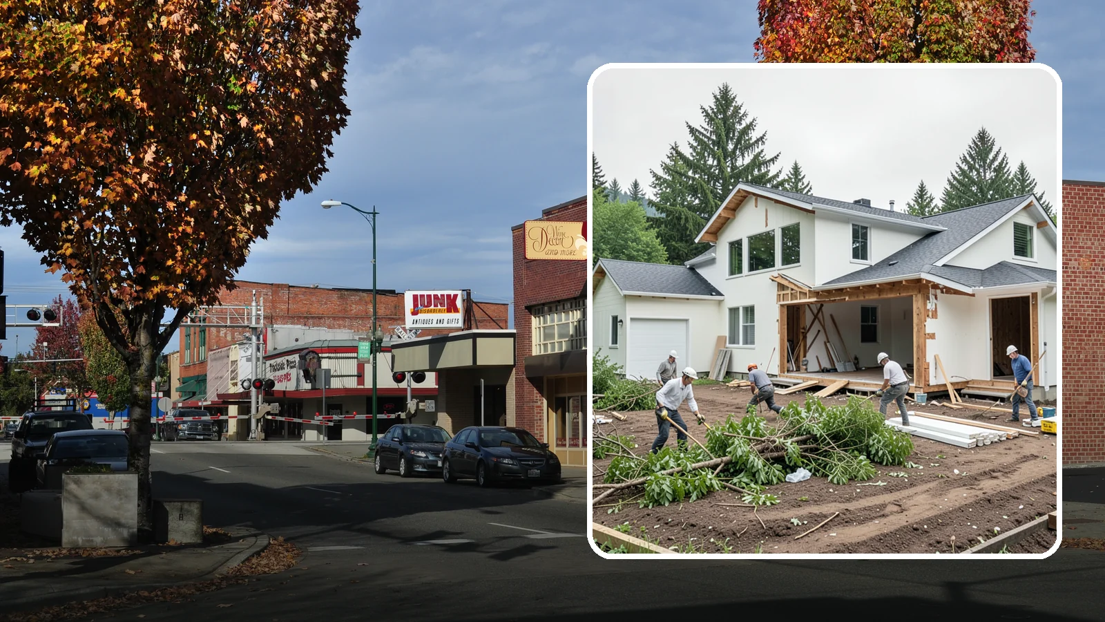 Site Clearing in Puyallup, Pierce County, WA - We clear brush, trees, and obstructions to turn a raw or overgrown lot into a workable building site.