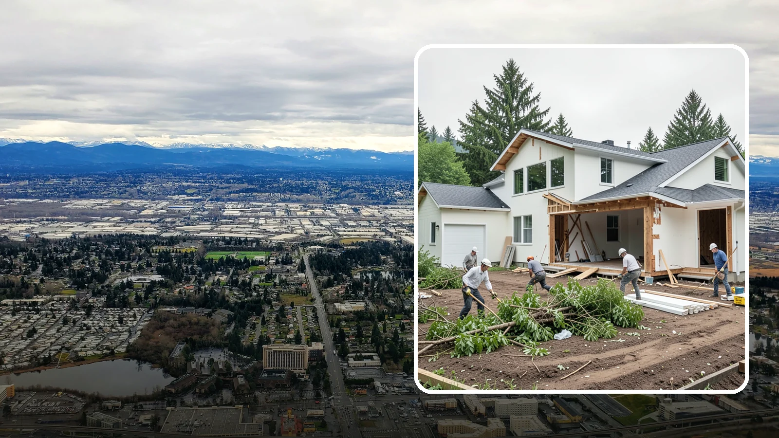 Site Clearing in SeaTac, King County, WA - We clear brush, trees, and obstructions to turn a raw or overgrown lot into a workable building site.