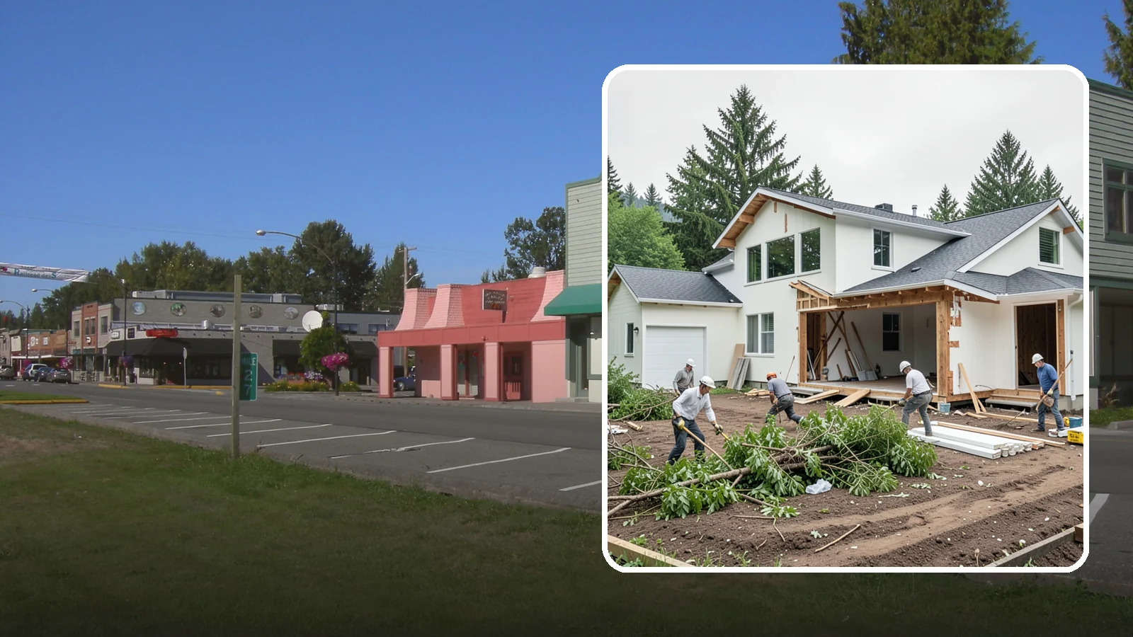 Site Clearing in Snoqualmie, King County, WA - We clear brush, trees, and obstructions to turn a raw or overgrown lot into a workable building site.