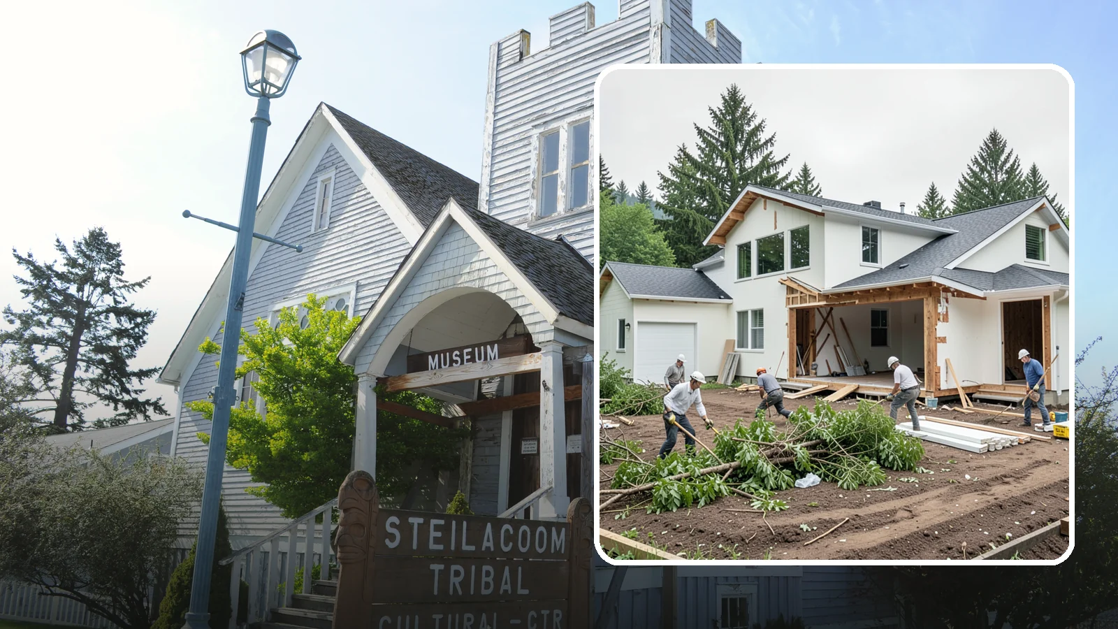 Site Clearing in Steilacoom, Pierce County, WA - We clear brush, trees, and obstructions to turn a raw or overgrown lot into a workable building site.
