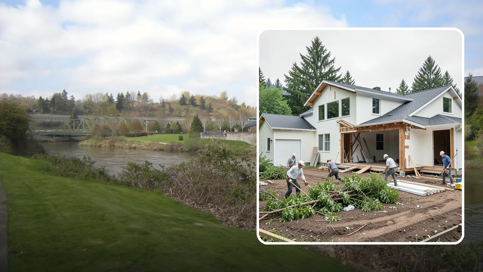 Site Clearing in Tukwila, King County, WA - We clear brush, trees, and obstructions to turn a raw or overgrown lot into a workable building site.