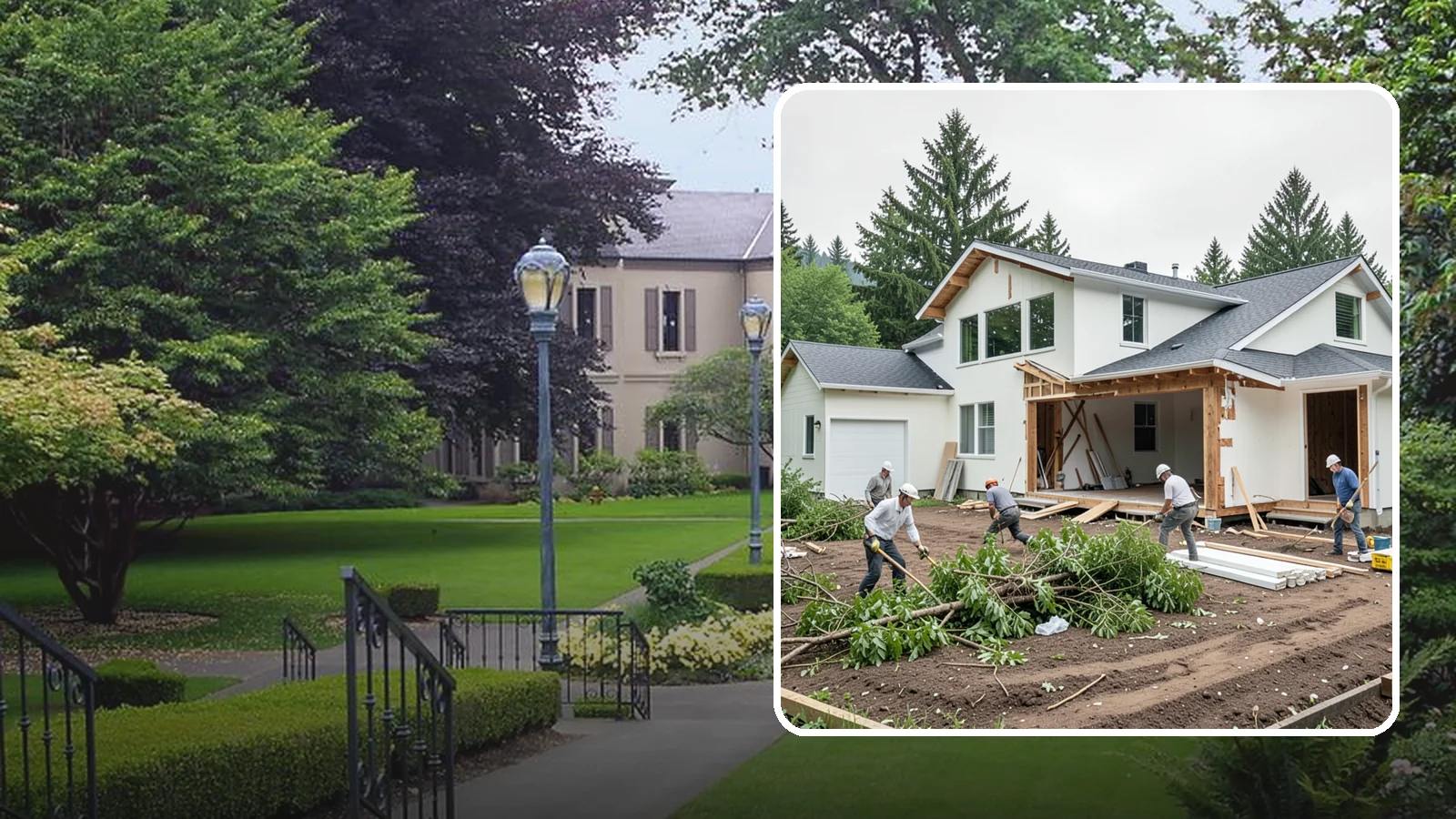 Site Clearing in Woodinville, King County, WA - We clear brush, trees, and obstructions to turn a raw or overgrown lot into a workable building site.