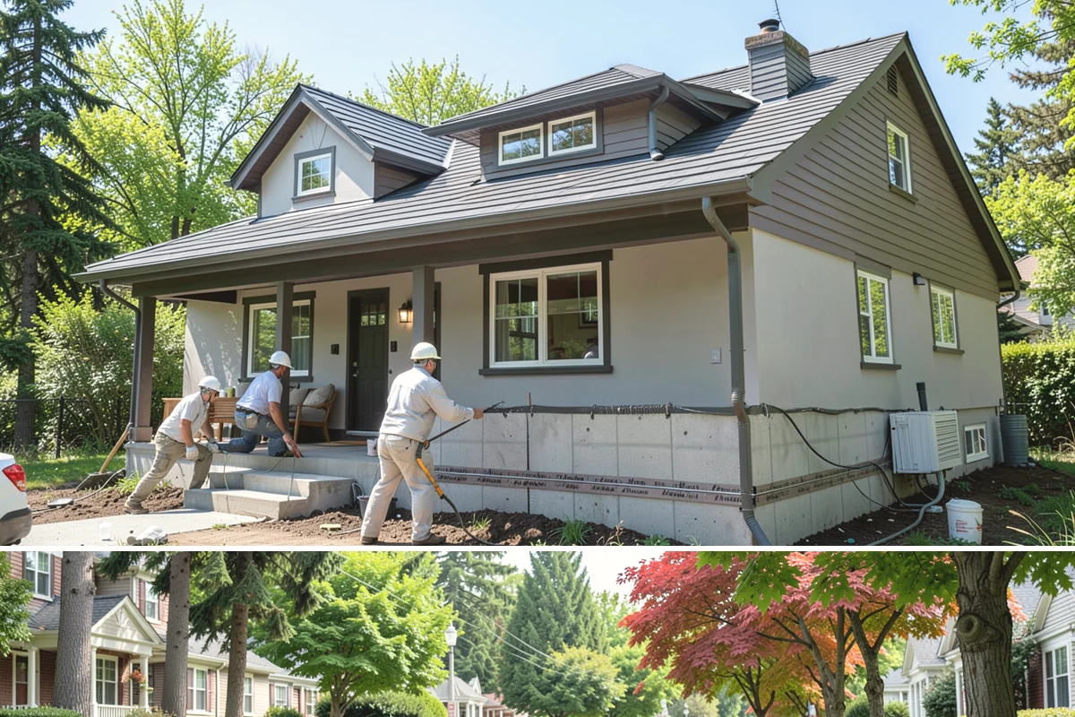 Skim Coating in Beaux Arts Village, King County, WA - Skim coating is interior work done year-round, a productive choice during the wet Pacific Northwest winter.