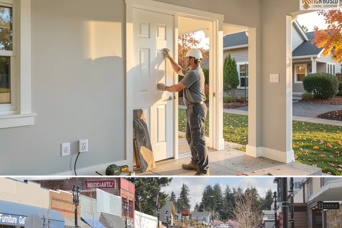 Skim Coating in Bothell, King County, WA - Skim coating is interior work done year-round, a productive choice during the wet Pacific Northwest winter.