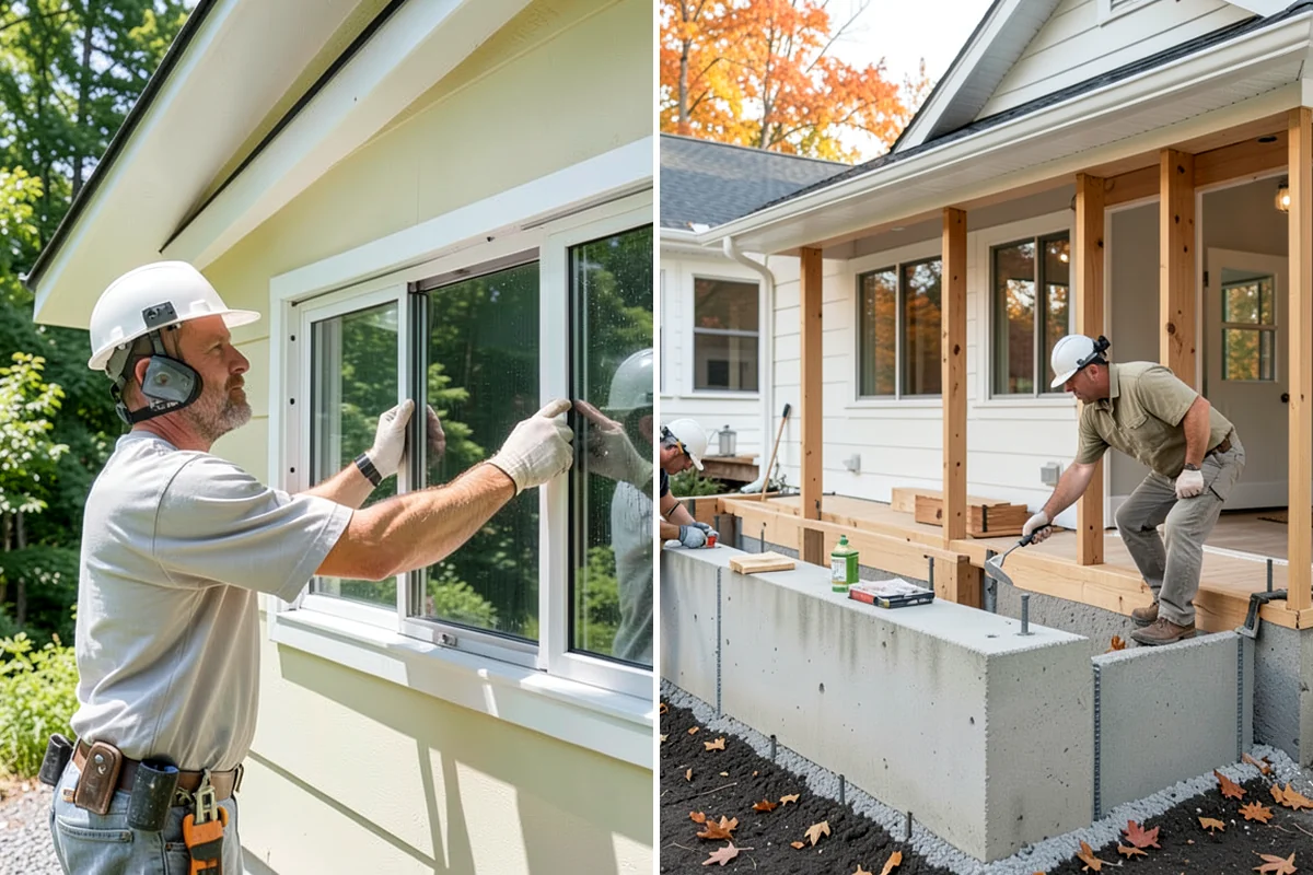 Skim Coating in Concrete, Skagit County, WA - Prep the wall and secure any loose areas