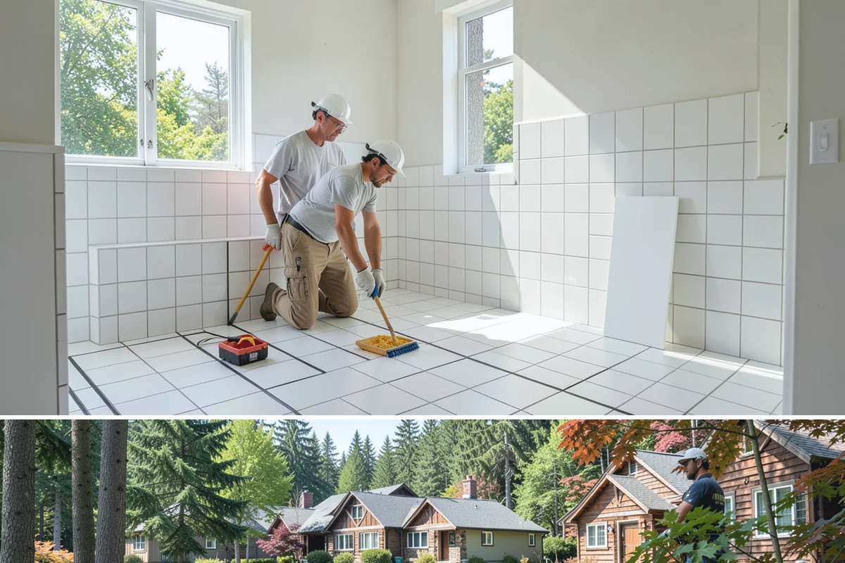 Skim Coating in Edgewood, Pierce County, WA - Skim coating is interior work done year-round, a productive choice during the wet Pacific Northwest winter.
