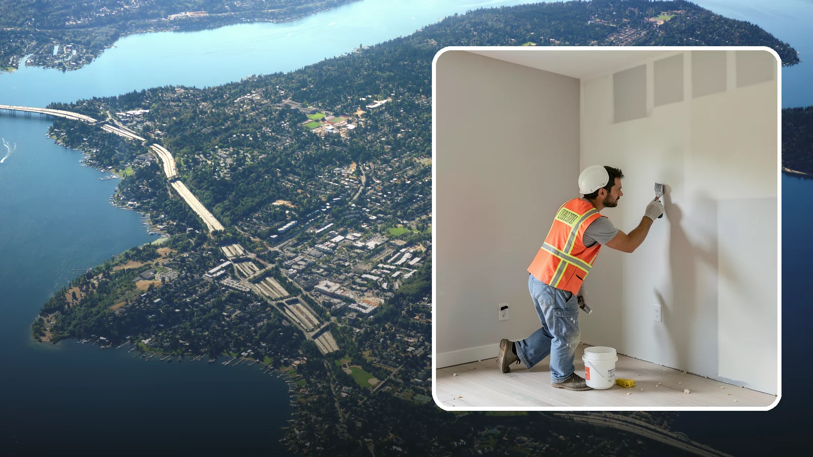 Skim Coating in Mercer Island, King County, WA - Skim coating applies a thin, smooth compound layer to level and refresh damaged or textured walls.