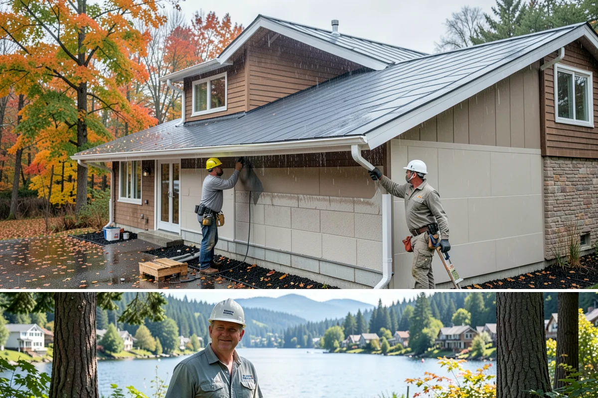 Skim Coating in Milton, King County, WA - Skim coating is interior work done year-round, a productive choice during the wet Pacific Northwest winter.
