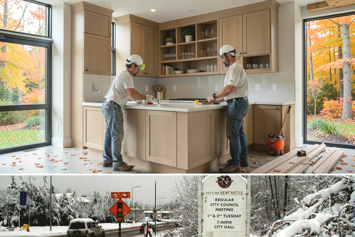 Skim Coating in Newcastle, King County, WA - Skim coating is interior work done year-round, a productive choice during the wet Pacific Northwest winter.