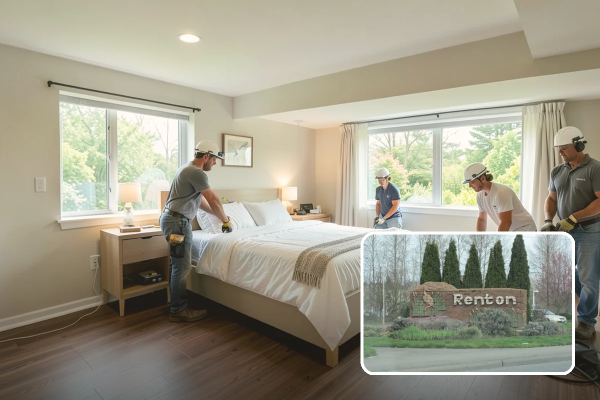 Skim Coating in Renton, King County, WA - A uniformly smooth surface over damaged walls