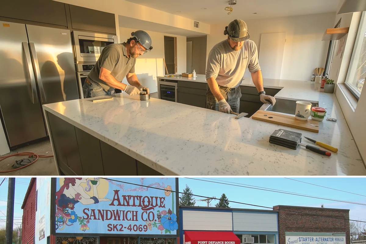 Skim Coating in Ruston, Pierce County, WA - Skim coating is interior work done year-round, a productive choice during the wet Pacific Northwest winter.