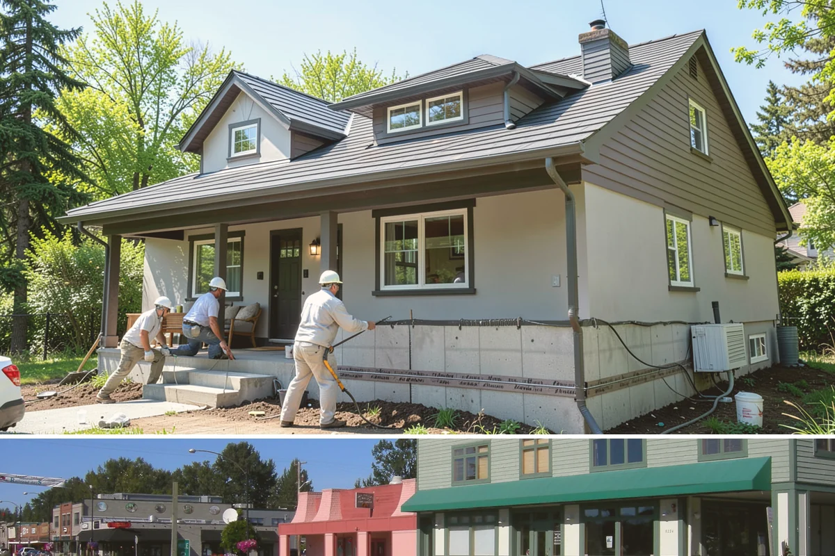 Skim Coating in Snoqualmie, King County, WA - Skim coating is interior work done year-round, a productive choice during the wet Pacific Northwest winter.