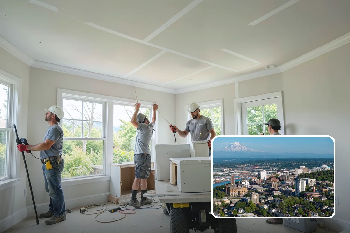 Skim Coating in Tacoma, Pierce County, WA - A uniformly smooth surface over damaged walls