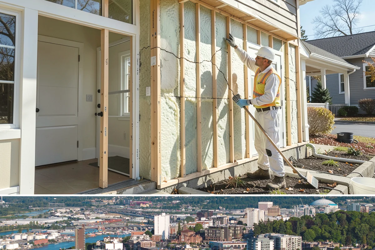 Skim Coating in Tacoma, Pierce County, WA - Skim coating is interior work done year-round, a productive choice during the wet Pacific Northwest winter.