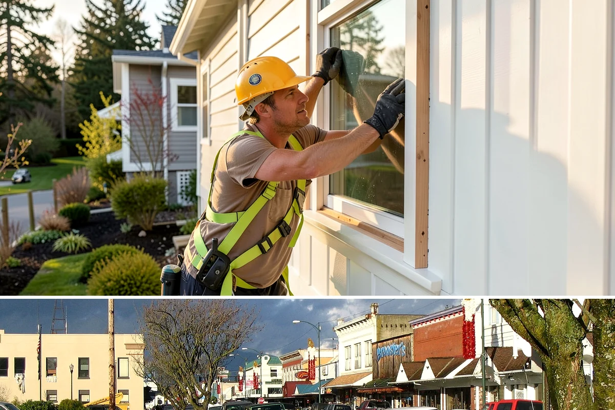 Skylight Installation in Arlington, Snohomish County, WA - We install skylights in dry weather windows so the roof opening and flashing stay protected during the work.