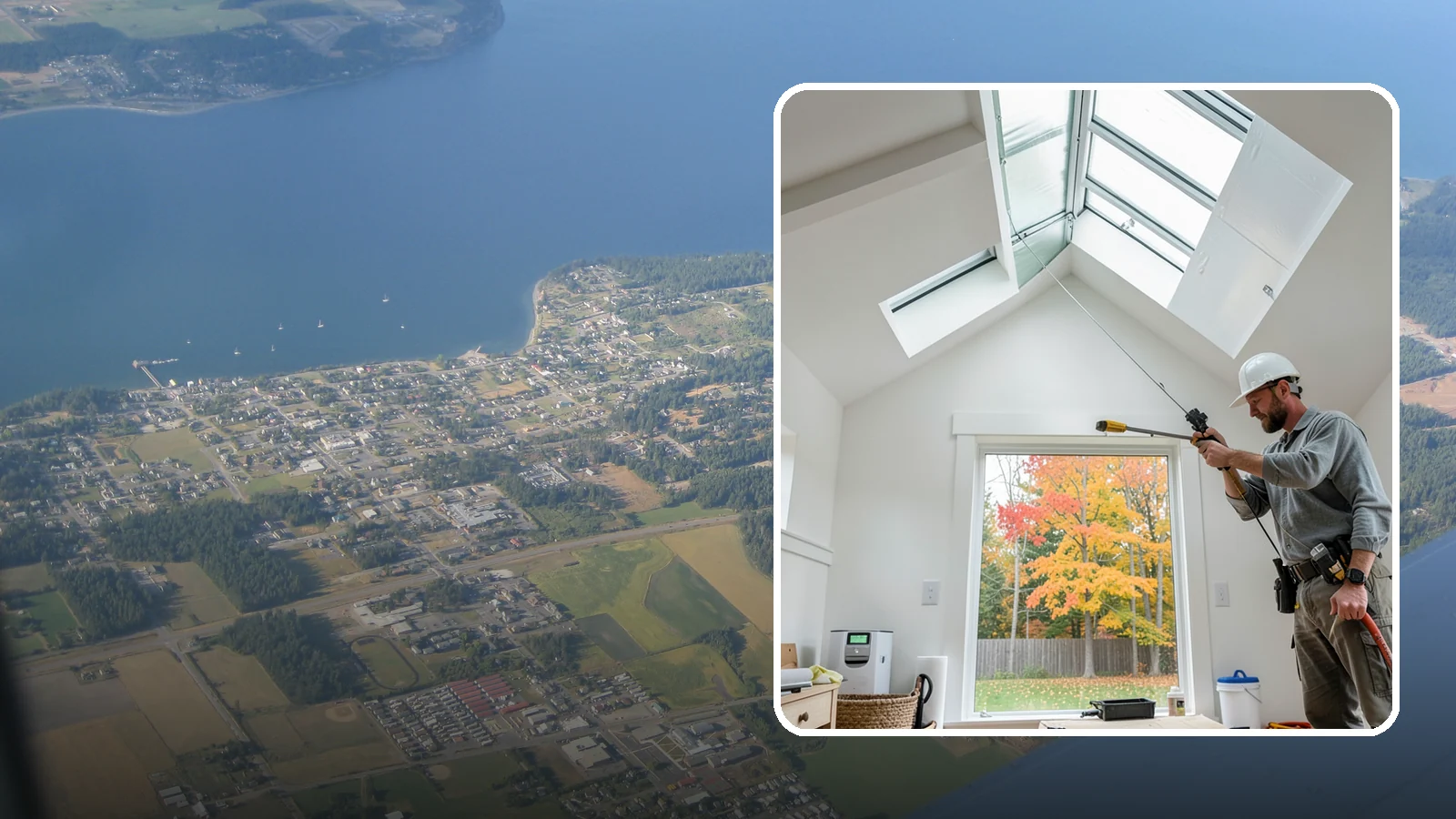 Skylight Installation in Coupeville, Island County, WA - Professionally installed skylights that flood dark Northwest rooms with natural light and stay watertight.