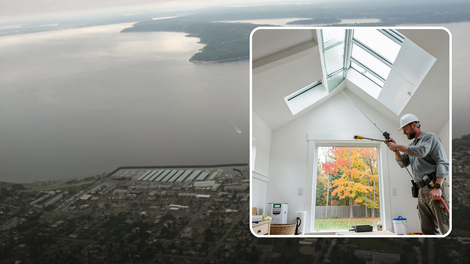 Skylight Installation in Des Moines, King County, WA - Professionally installed skylights that flood dark Northwest rooms with natural light and stay watertight.