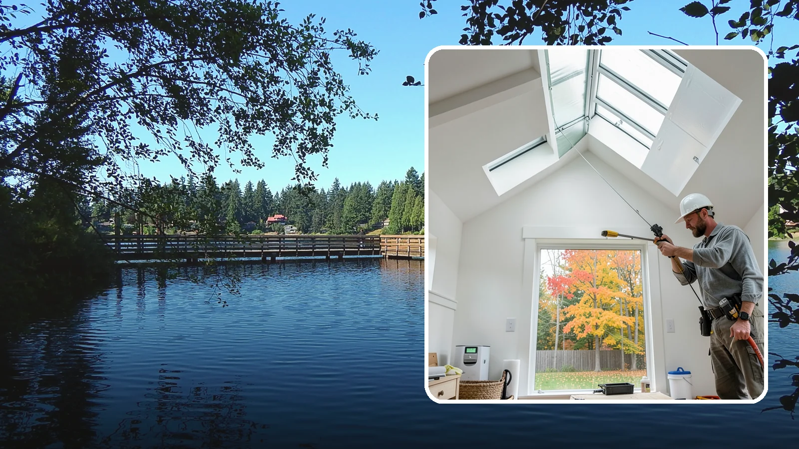 Skylight Installation in Federal Way, King County, WA - Professionally installed skylights that flood dark Northwest rooms with natural light and stay watertight.