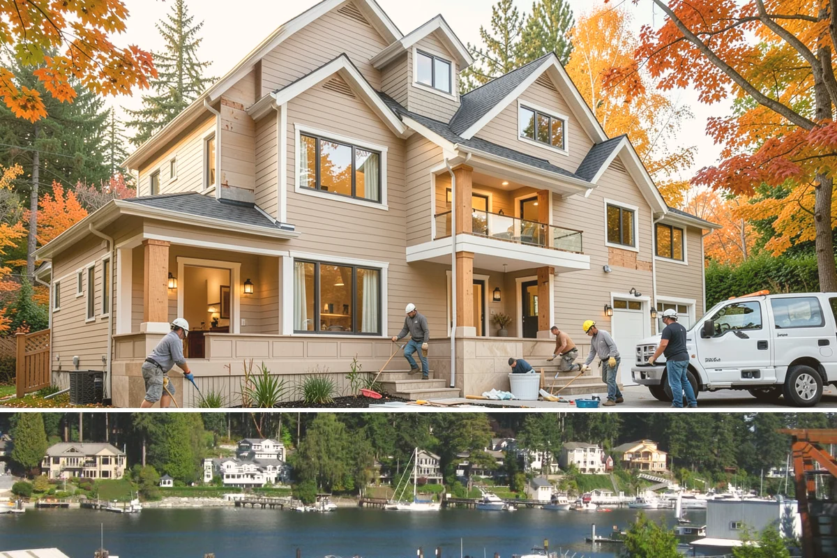 Skylight Installation in Gig Harbor, Pierce County, WA - We install skylights in dry weather windows so the roof opening and flashing stay protected during the work.