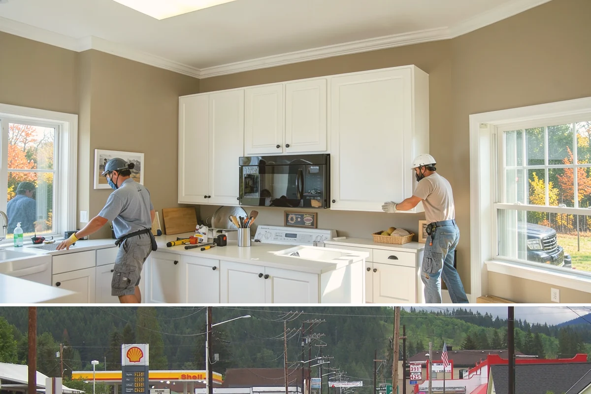 Skylight Installation in Granite Falls, Snohomish County, WA - We install skylights in dry weather windows so the roof opening and flashing stay protected during the work.