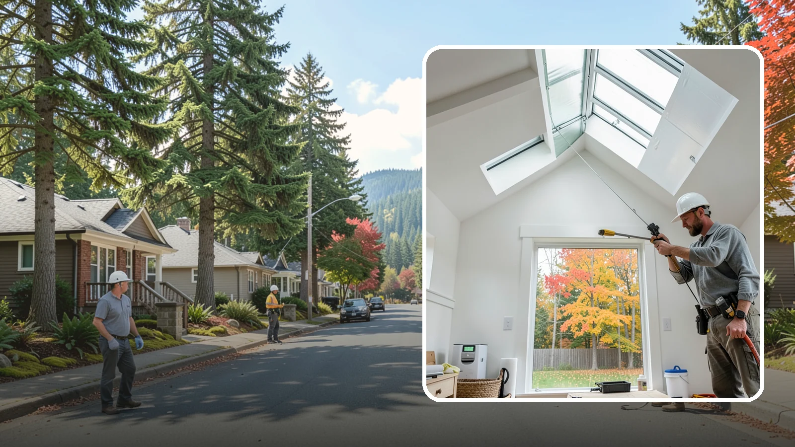 Skylight Installation in Hunts Point, King County, WA - Professionally installed skylights that flood dark Northwest rooms with natural light and stay watertight.