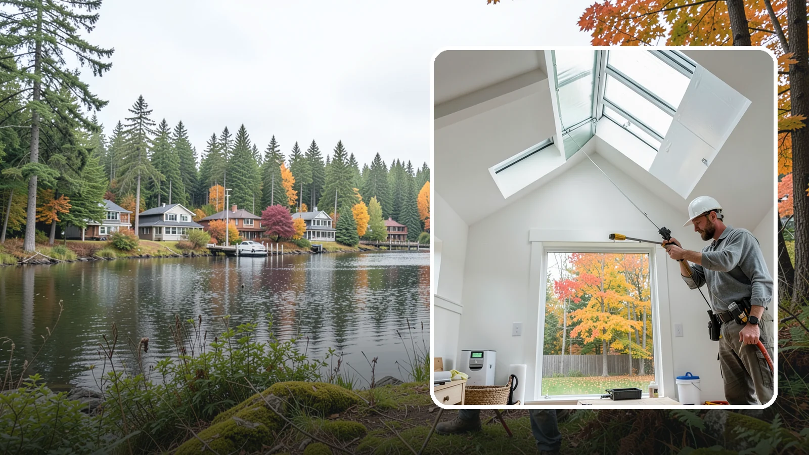 Skylight Installation in La Conner, Skagit County, WA - Professionally installed skylights that flood dark Northwest rooms with natural light and stay watertight.