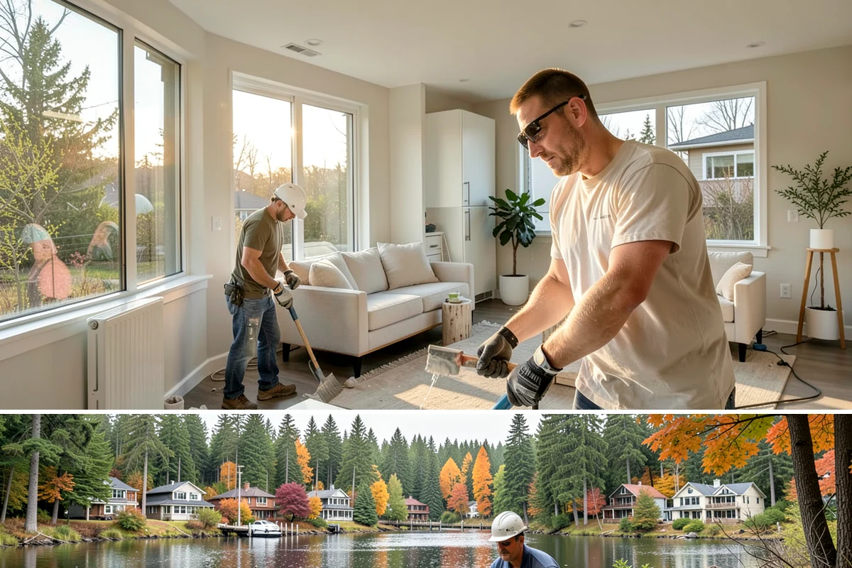 Skylight Installation in La Conner, Skagit County, WA - We install skylights in dry weather windows so the roof opening and flashing stay protected during the work.