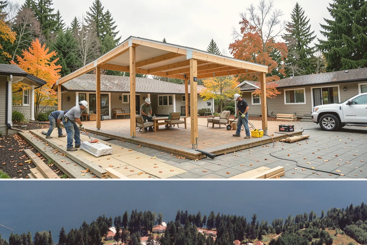 Skylight Installation in Lakewood, Pierce County, WA - We install skylights in dry weather windows so the roof opening and flashing stay protected during the work.