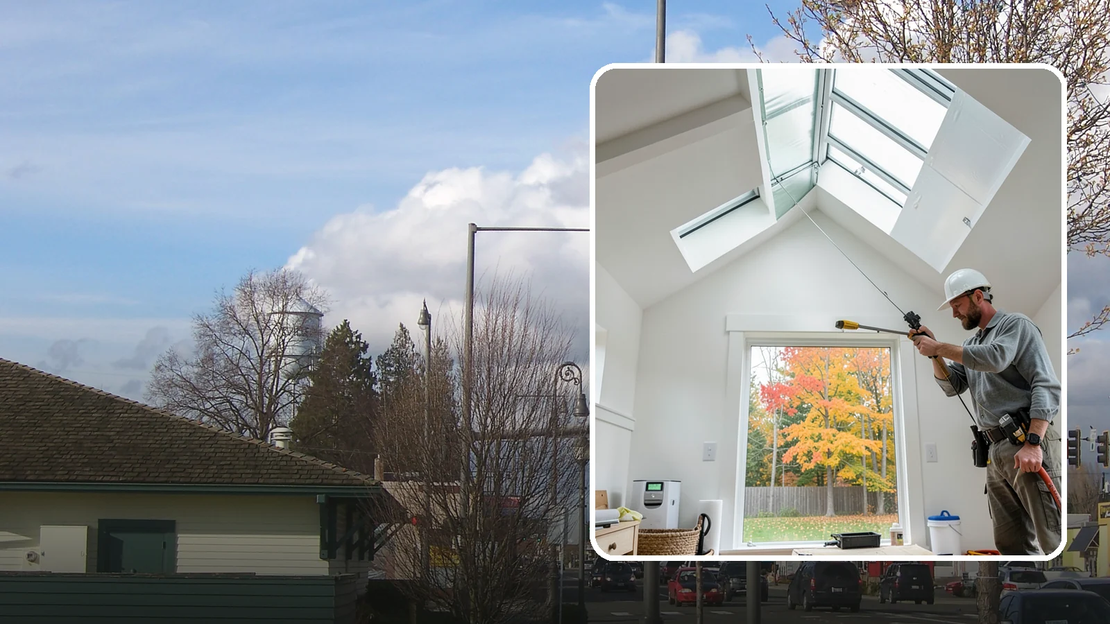 Skylight Installation in Marysville, Snohomish County, WA - Professionally installed skylights that flood dark Northwest rooms with natural light and stay watertight.