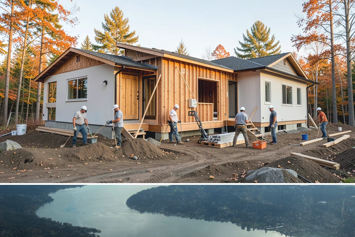 Skylight Installation in Sammamish, King County, WA - We install skylights in dry weather windows so the roof opening and flashing stay protected during the work.