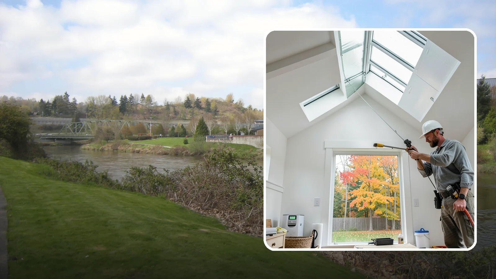 Skylight Installation in Tukwila, King County, WA - Professionally installed skylights that flood dark Northwest rooms with natural light and stay watertight.