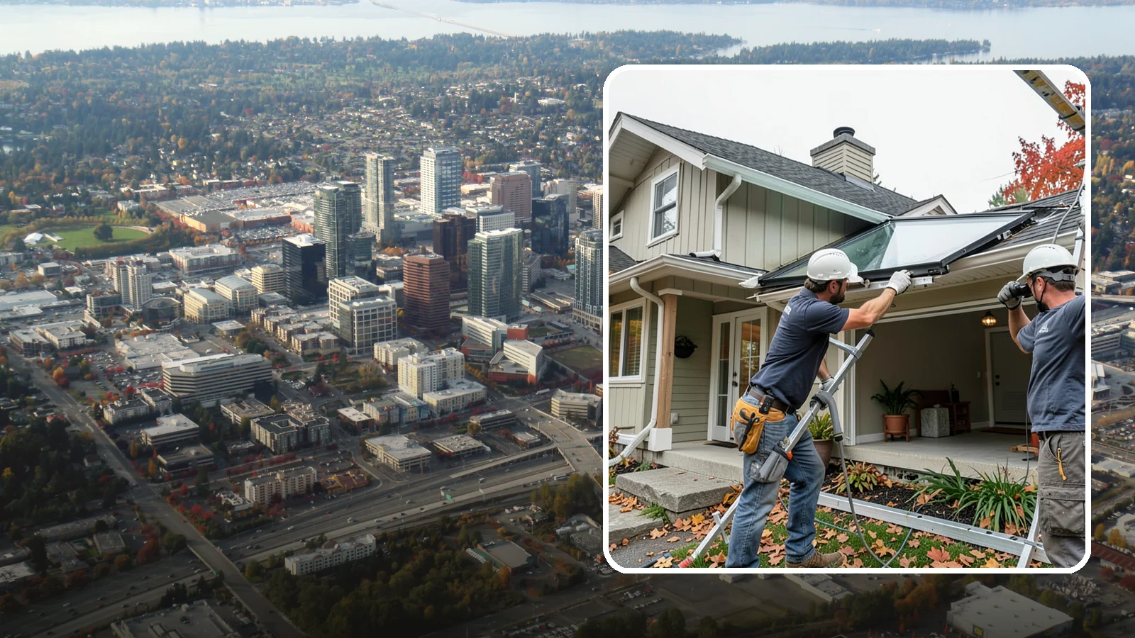 Skylight Repair in Bellevue, King County, WA - Fast diagnosis and repair of skylight leaks, seal failures, and flashing problems before water spreads.