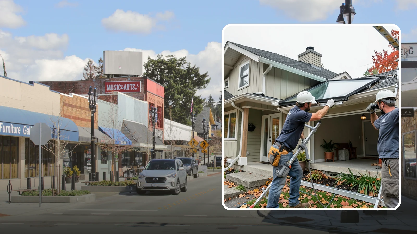 Skylight Repair in Bothell, King County, WA - Fast diagnosis and repair of skylight leaks, seal failures, and flashing problems before water spreads.